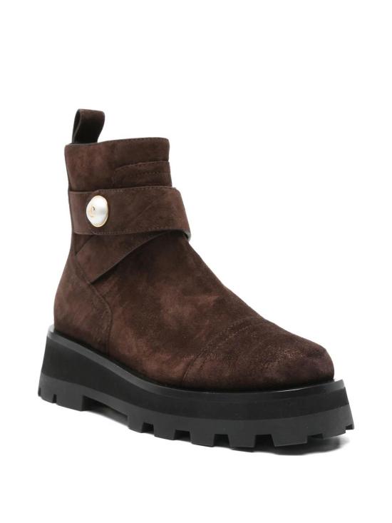  지미추 부츠 MEENAFLATSVVCHOCOLATE Brown - JIMMY CHOO
