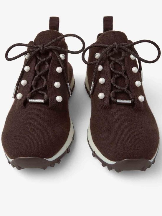 25FW 지미추 스니커즈 VELESPZGX Brown - JIMMY CHOO