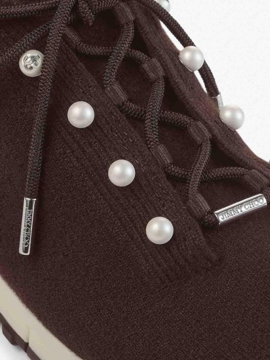 25FW 지미추 스니커즈 VELESPZGX Brown - JIMMY CHOO