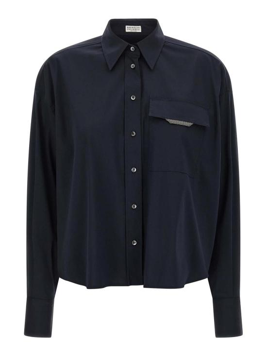  브루넬로 쿠치넬리 플레어 팬츠 M0091MY506C7186 Blue