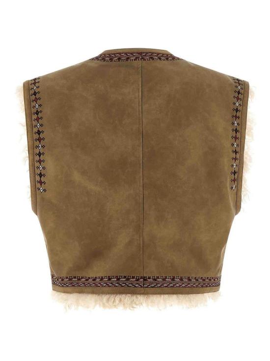  이자벨마랑에뚜왈 베스트 GI0061FAC3A02E50TA Beige - ISABEL MARANT ETOILE