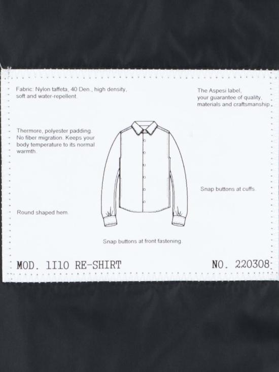  아스페시 셔츠 1I10796196200 Grey - ASPESI