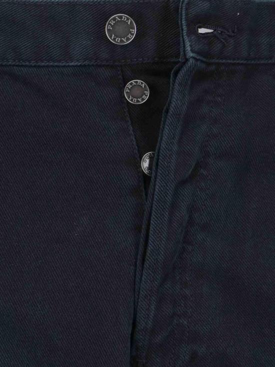 25SS 프라다 스트레이트 팬츠 GEP358AAO148JF0557 Black - PRADA