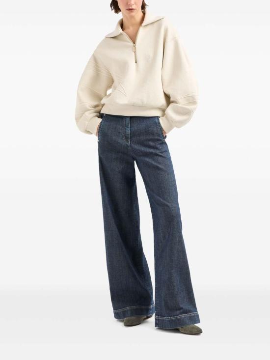  조르지오 아르마니 플레어 팬츠 GW000934AF15303UB108 Blue - GIORGIO ARMANI