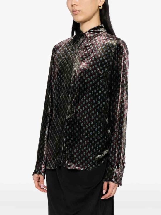 25FW 드리스 반 노튼 블라우스 107062254 Light Brown - DRIES VAN NOTEN