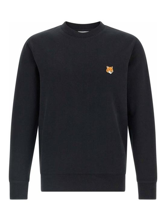 26SS 메종키츠네 폭스 헤드 레귤러 스웨트셔츠 PM00303KM0340P199 Black