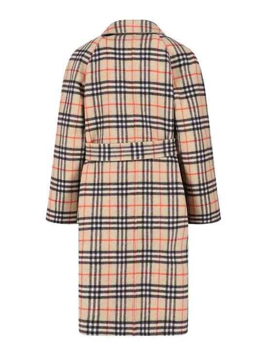  버버리 리버시블 울 랩 코트 8110900 Beige - BURBERRY