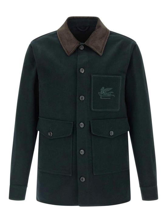 25FW 에트로 긴팔 셔츠 MRBA008199TU5M0V0018 Green