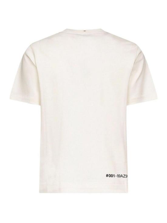  몽클레어 그레노블 브랜디드 코튼 티셔츠 K20978C0001189AZ9041 White - MONCLER