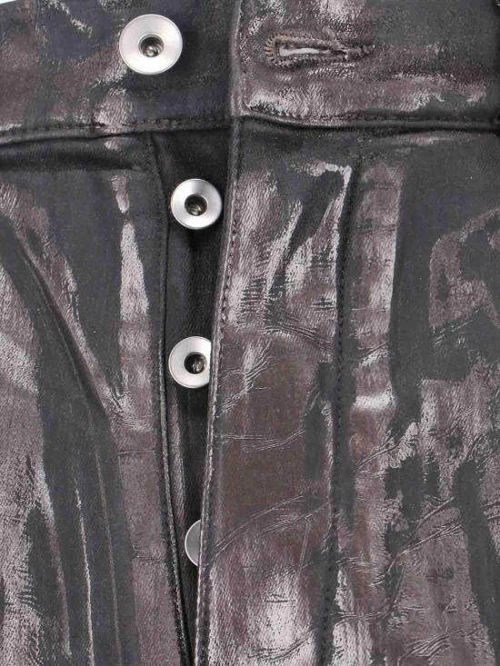 25FW 릭 오웬스 스트레이트 팬츠 DU02E7365SBZMC94 Black - RICK OWENS