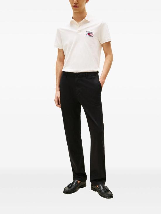 25FW 타미힐피거 폴로 티셔츠 MW0MW39836Z00 White - TOMMY HILFIGER