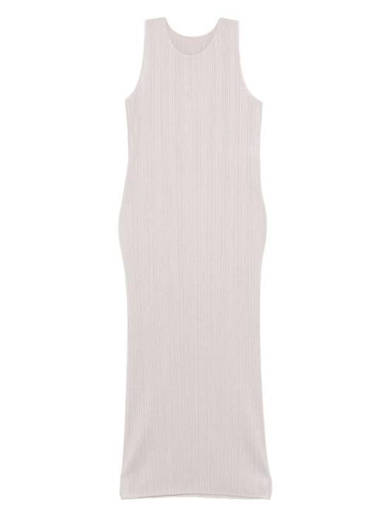 25FW 플리츠플리즈 롱 원피스 PP58JH410 42 Light Grey