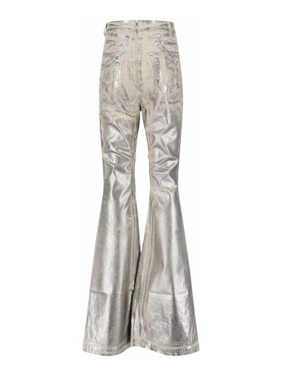 25FW 릭 오웬스 스트레이트 팬츠 DS02E7311SDPF128 Silver - RICK OWENS