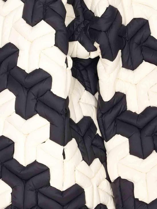  크리스토퍼 락시 숏패딩 CRDJ005NBLACKWHITE Black - CHRISTOPHER RAXXY