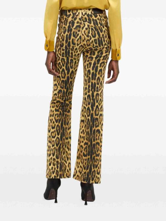  로베르토 카발리 플레어 팬츠 VWJ221DAQ7100504 Brown - ROBERTO CAVALLI