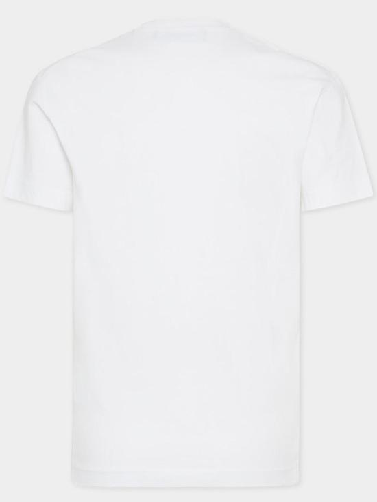 25FW 디스퀘어드2 반팔 티셔츠 S75GD0471D20020965 Dark Blue - DSQUARED2