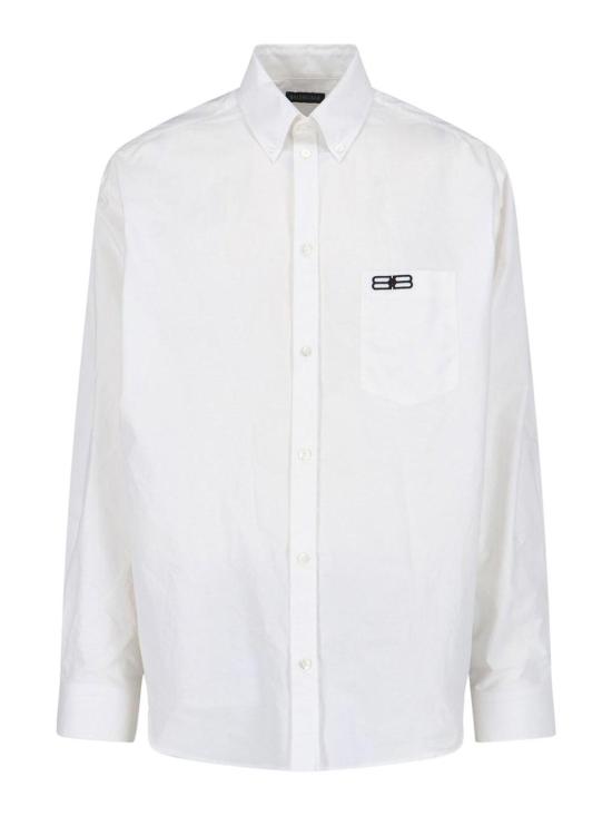 25FW 발렌시아가 긴팔 셔츠 850816TRM289000 White