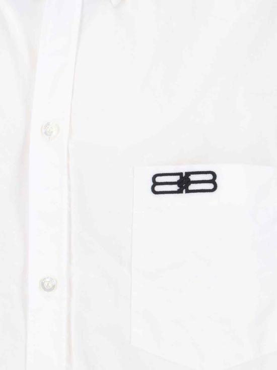 25FW 발렌시아가 긴팔 셔츠 850816TRM289000 White - BALENCIAGA