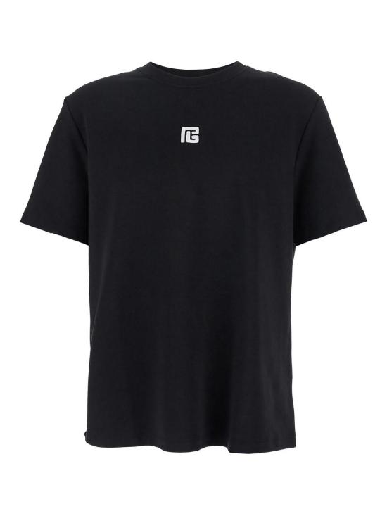 25FW 발망 반팔 티셔츠 FH1EG000BC87EAB Black