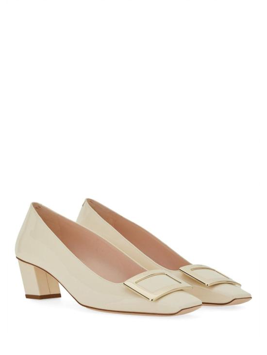 26FW 로저비비에 벨 비비어 펌프스 힐 RVW00600920D1P9999 WHITE - ROGER VIVIER
