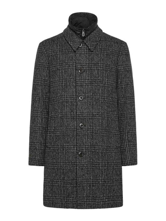  페트레이 피온갈 체크 체크 원단 탈부착 베스트 코트 PEU560801152017FIONNGHAL761 Grey