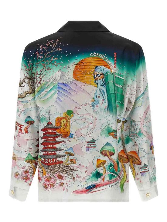  카사블랑카 셔츠 UAW25SH00603FLOWERS Multicolour - CASABLANCA