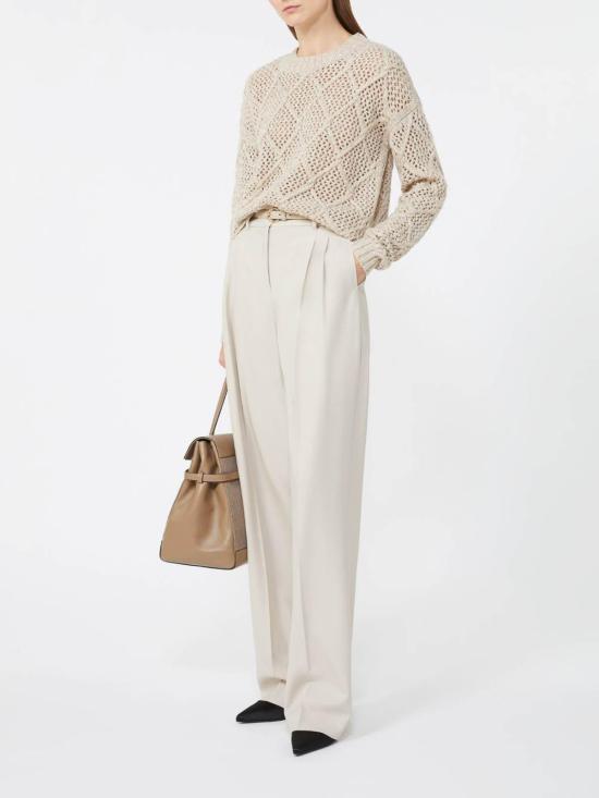 25FW 막스마라 스튜디오 스웨터 2526366052600001 Light Brown - MAX MARA STUDIO