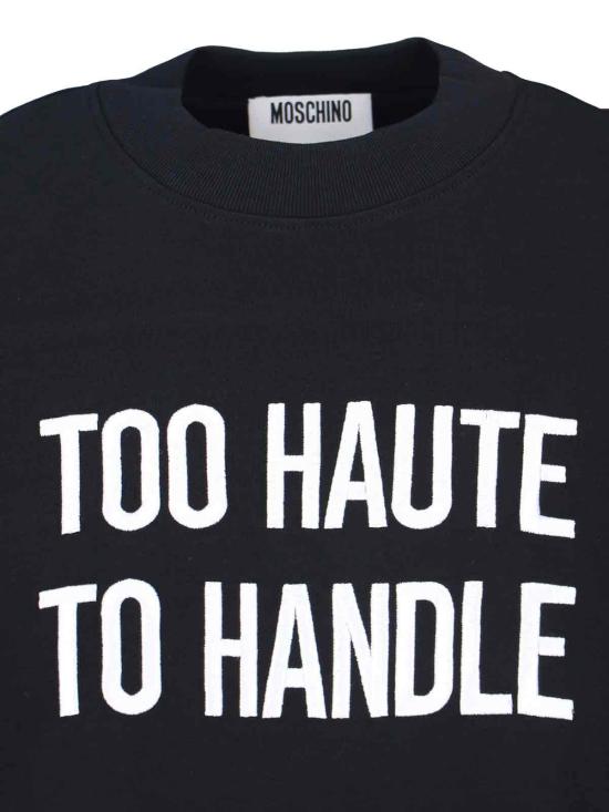  모스키노 미디 스커트 252D040554421555 Black - MOSCHINO