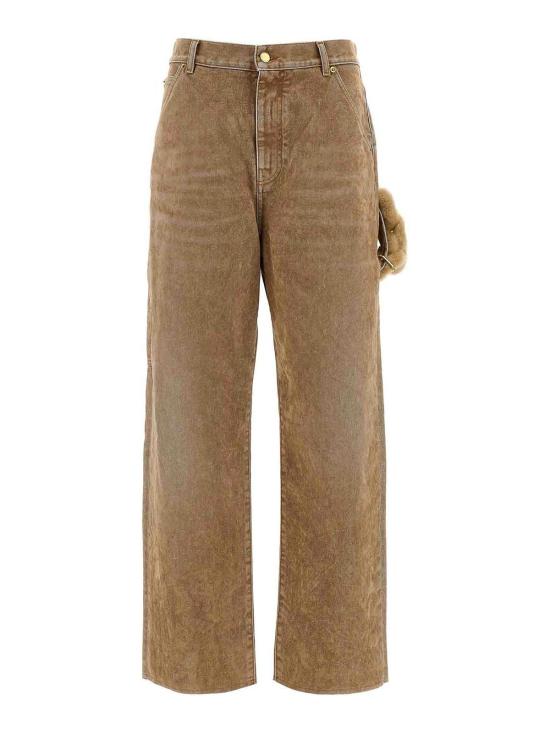  다크파크 스트레이트 팬츠 WTR58DFL030085 Beige