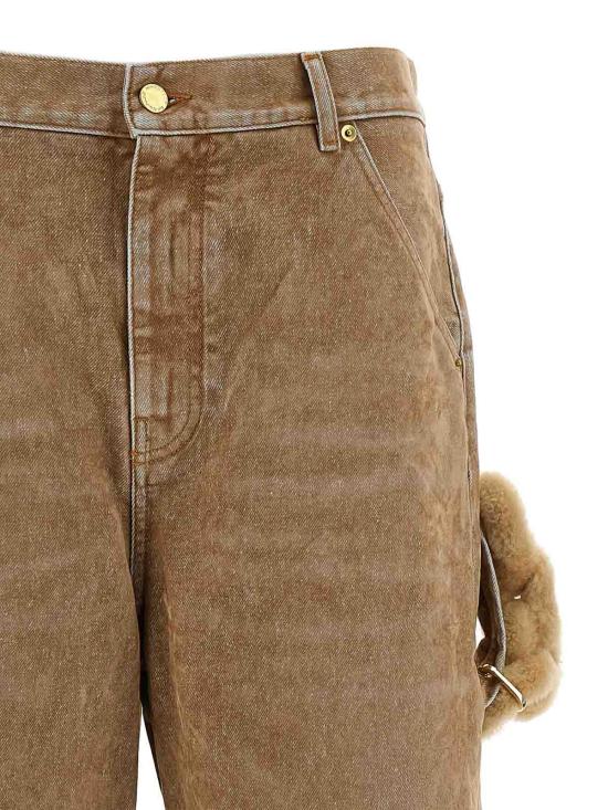  다크파크 스트레이트 팬츠 WTR58DFL030085 Beige - DARKPARK