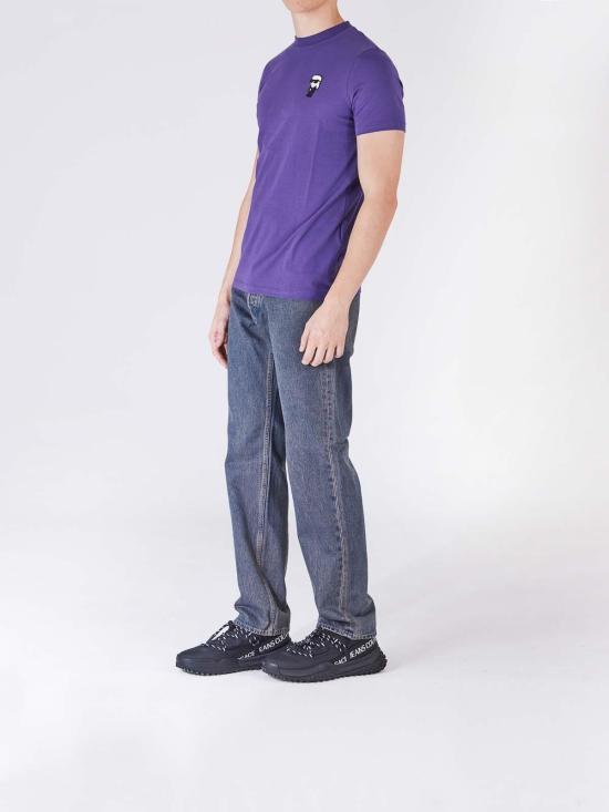 26SS 칼라거펠트 반팔 티셔츠 755028E19 Purple - KARL LAGERFELD