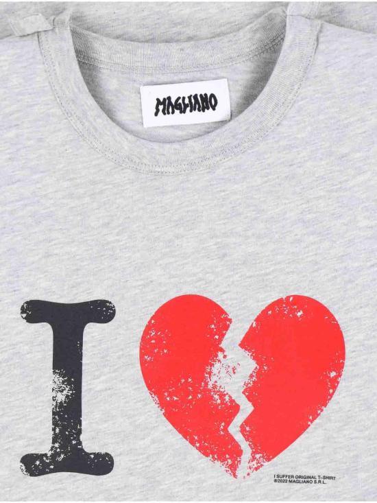 25FW 마리아노 반팔 티셔츠 MGFW25TT050123274 Grey - MAGLIANO