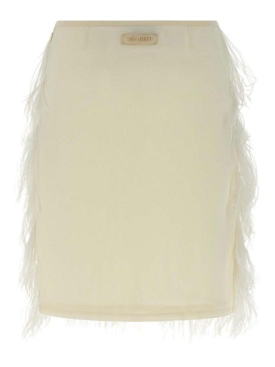  디 아티코 미디 스커트 251WCS00282507 White - THE ATTICO