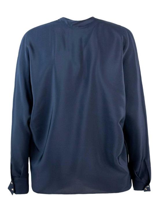  막스마라 스튜디오 블라우스 2526116051CACO045 Blue - MAX MARA STUDIO