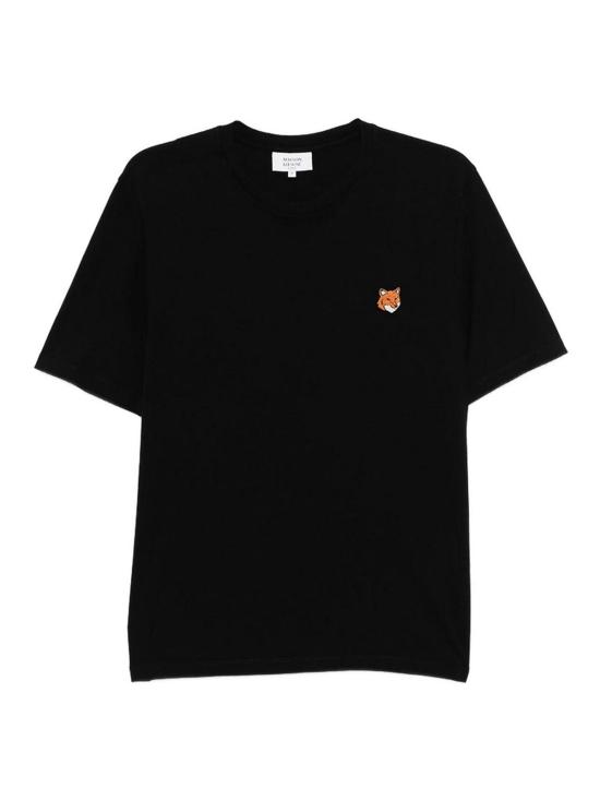 26SS 메종키츠네 폭스 헤드 레귤러 티셔츠 PM00107KJ7026BLACK Black