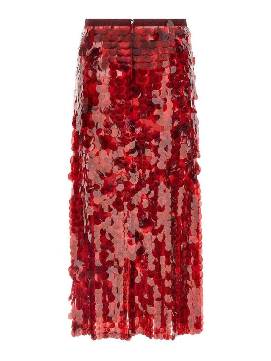  파비아나 필리피 플레어 팬츠 GND225F826L6383045 Red - FABIANA FILIPPI