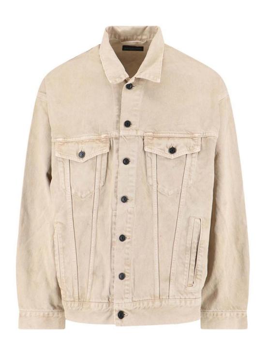 25FW 발렌시아가 데님 자켓 844891TSWB29501 Beige