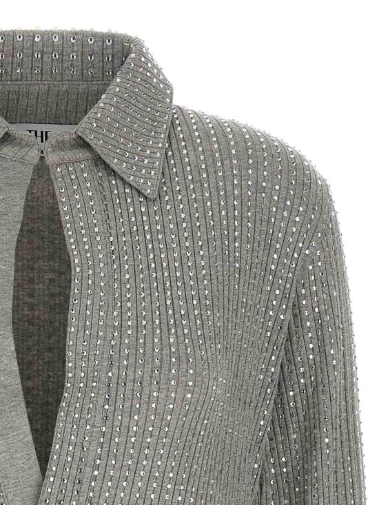  디 아티코 플레어 팬츠 251WCA00456183 Grey - THE ATTICO