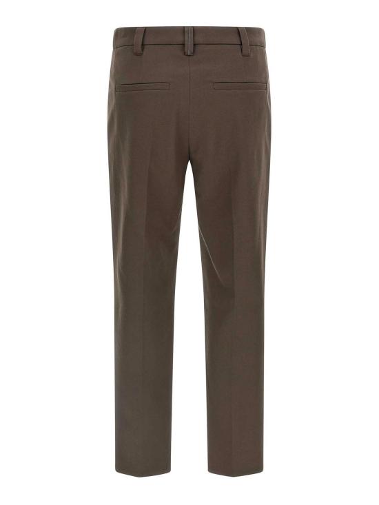 25SS 브루넬로 쿠치넬리 스트레이트 팬츠 MA126P8703C4222 Brown - BRUNELLO CUCINELLI