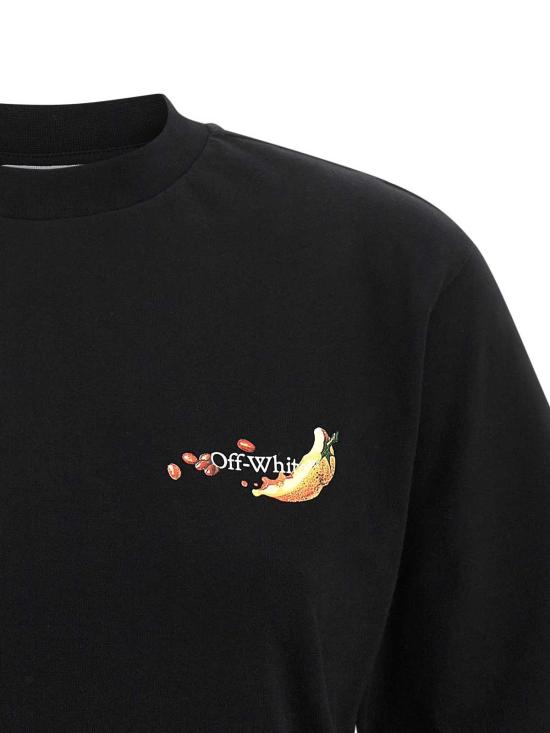  오프화이트 반팔 티셔츠 OWAA124F25JER00310011001 Black - OFF WHITE