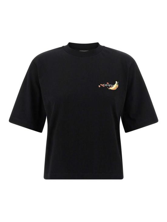  오프화이트 반팔 티셔츠 OWAA124F25JER00310011001 Black