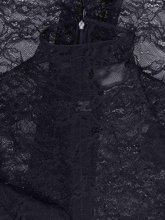  쿠레쥬 민소매 티셔츠 325CTO444PA01329999 Black - COURREGES