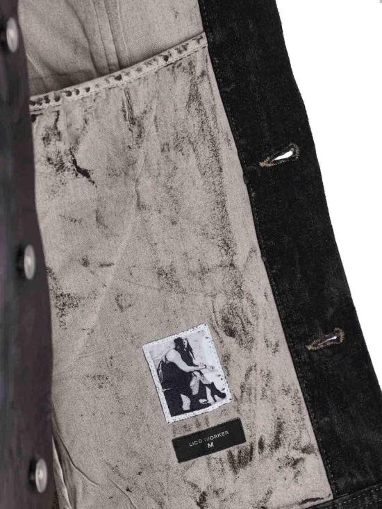 25FW 릭 오웬스 가죽 자켓 DU02E7752BZMC94 Brown - RICK OWENS