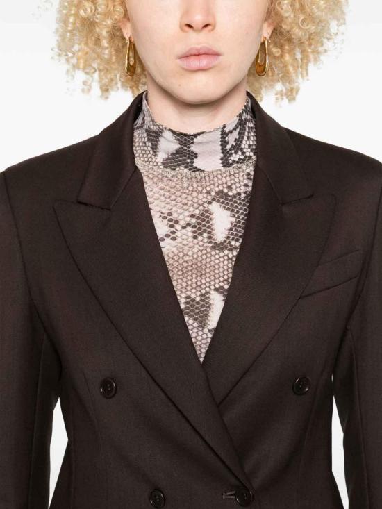 25FW 파로쉬 수트 자켓 D420436LILIUXY25086 Brown - PAROSH