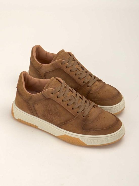 25FW 로베르토 카발리 스니커즈 29775A Brown - ROBERTO CAVALLI