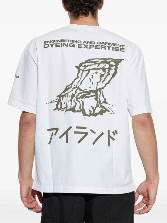  스톤 아일랜드 반팔 티셔츠 K2S152100021S0236V0001 White - STONE ISLAND