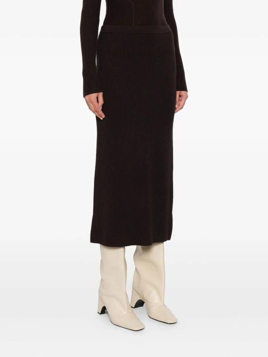 25FW 트윈셋 미디 스커트 252TT314211054 Black - TWINSET