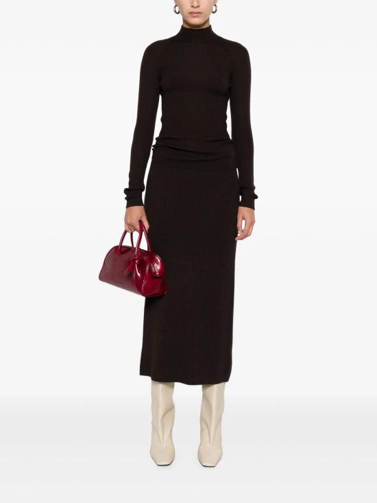 25FW 트윈셋 미디 스커트 252TT314211054 Black - TWINSET