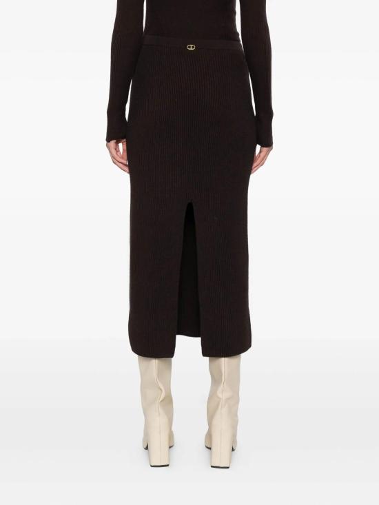 25FW 트윈셋 미디 스커트 252TT314211054 Black - TWINSET