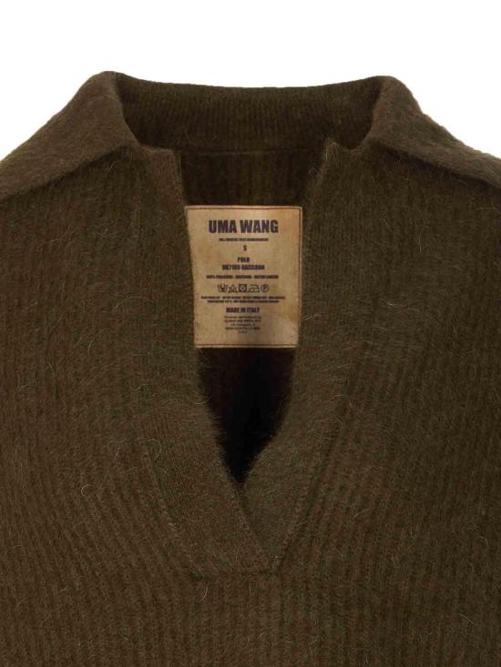26FW 우마 왕 폴로 티셔츠 UK7165UW480 Green - UMA WANG